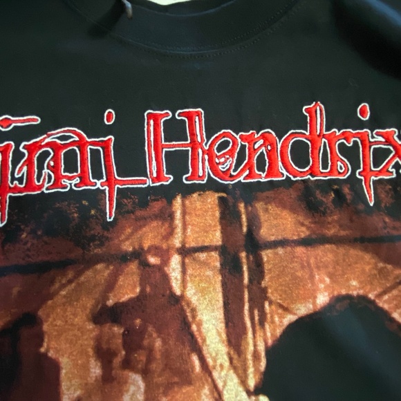 Rare Jimi Hendrix Woodstock Memorial T-Shirt - Picture 5 of 10